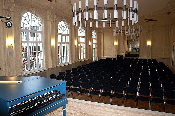 Bachsaal von der Bühne aus