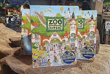 Zoo Leipzig Wimmelbücher mit Dino-Abenteuer im Zooshop