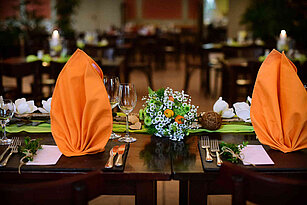 Hochzeit in der "Hacienda Las Casas" - Tischdekoration